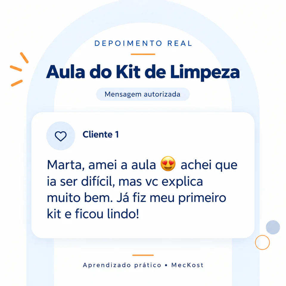 Exemplo de feedback sobre acompanhar o passo a passo