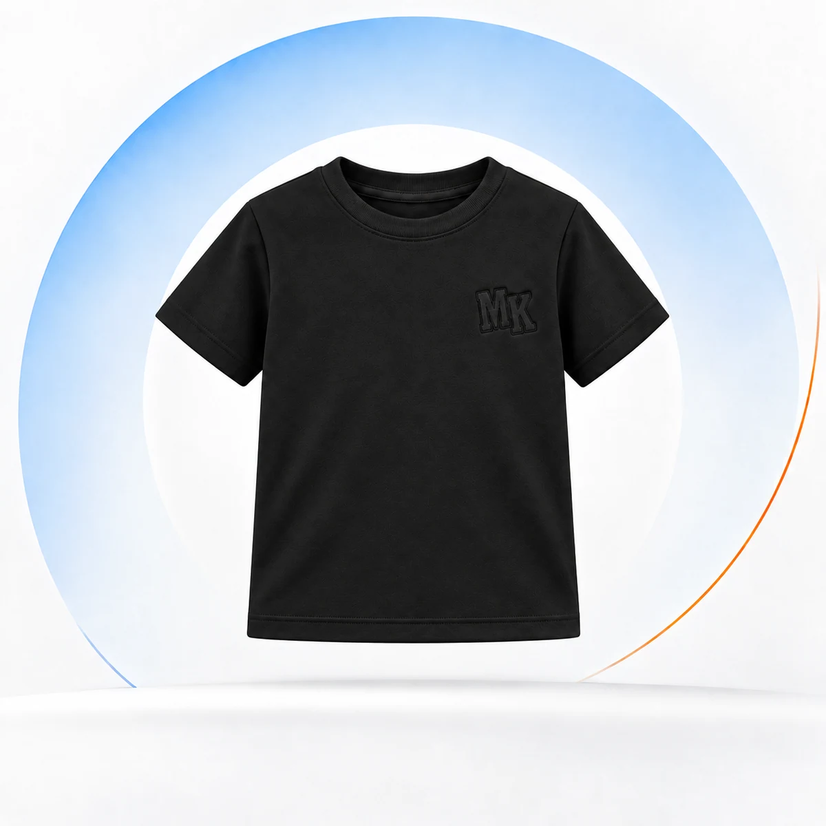 Camiseta manga curta · Preto