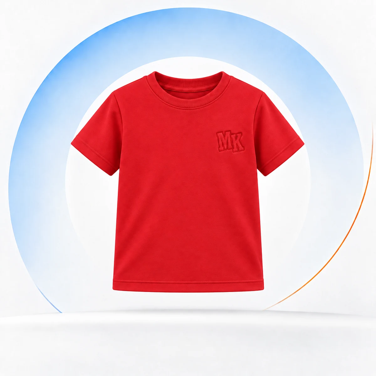 Camiseta manga curta · Vermelho