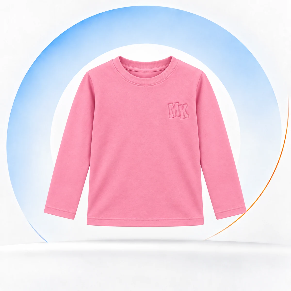 Camiseta manga longa · Rosa Pink