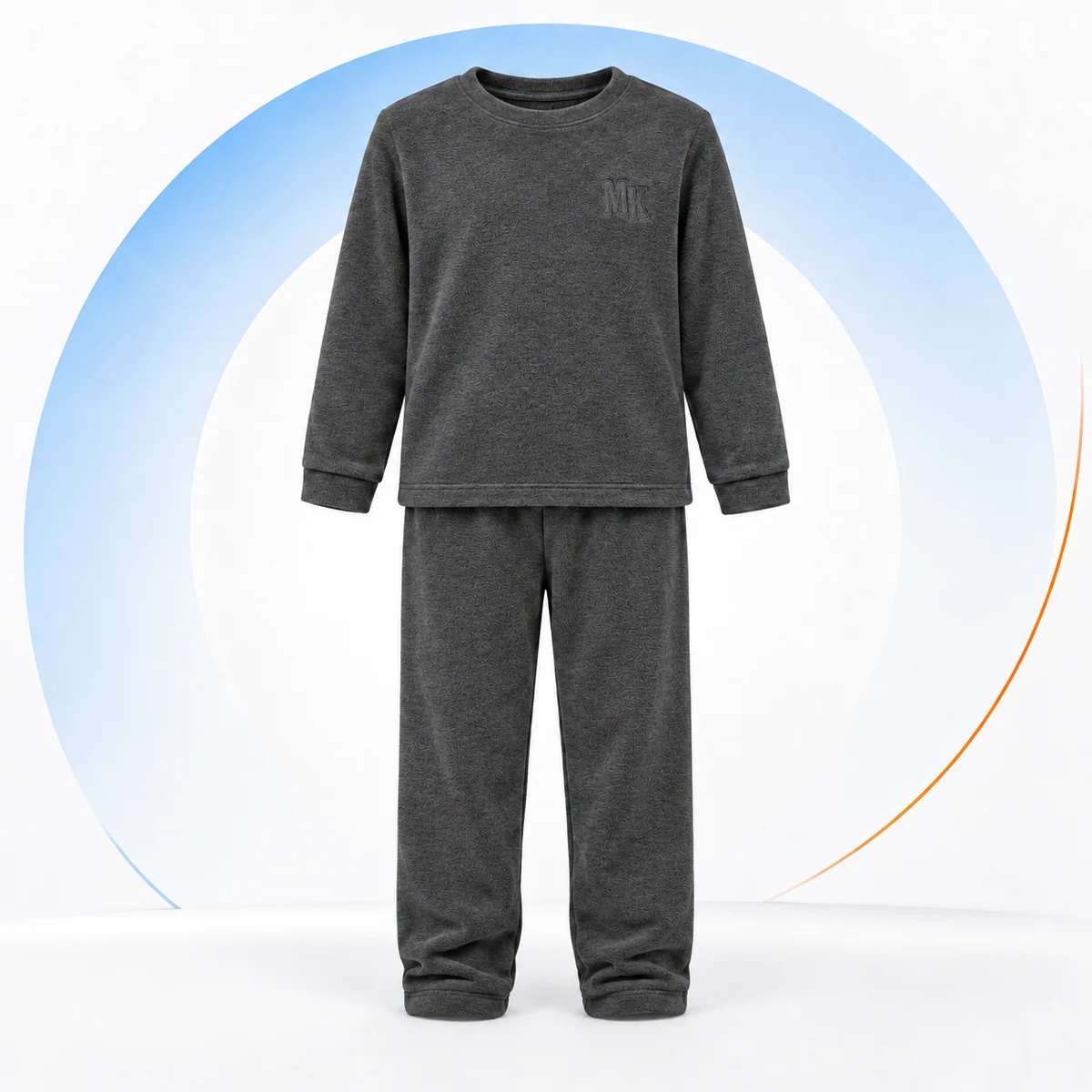 Pijama de inverno · Cinza Grafite