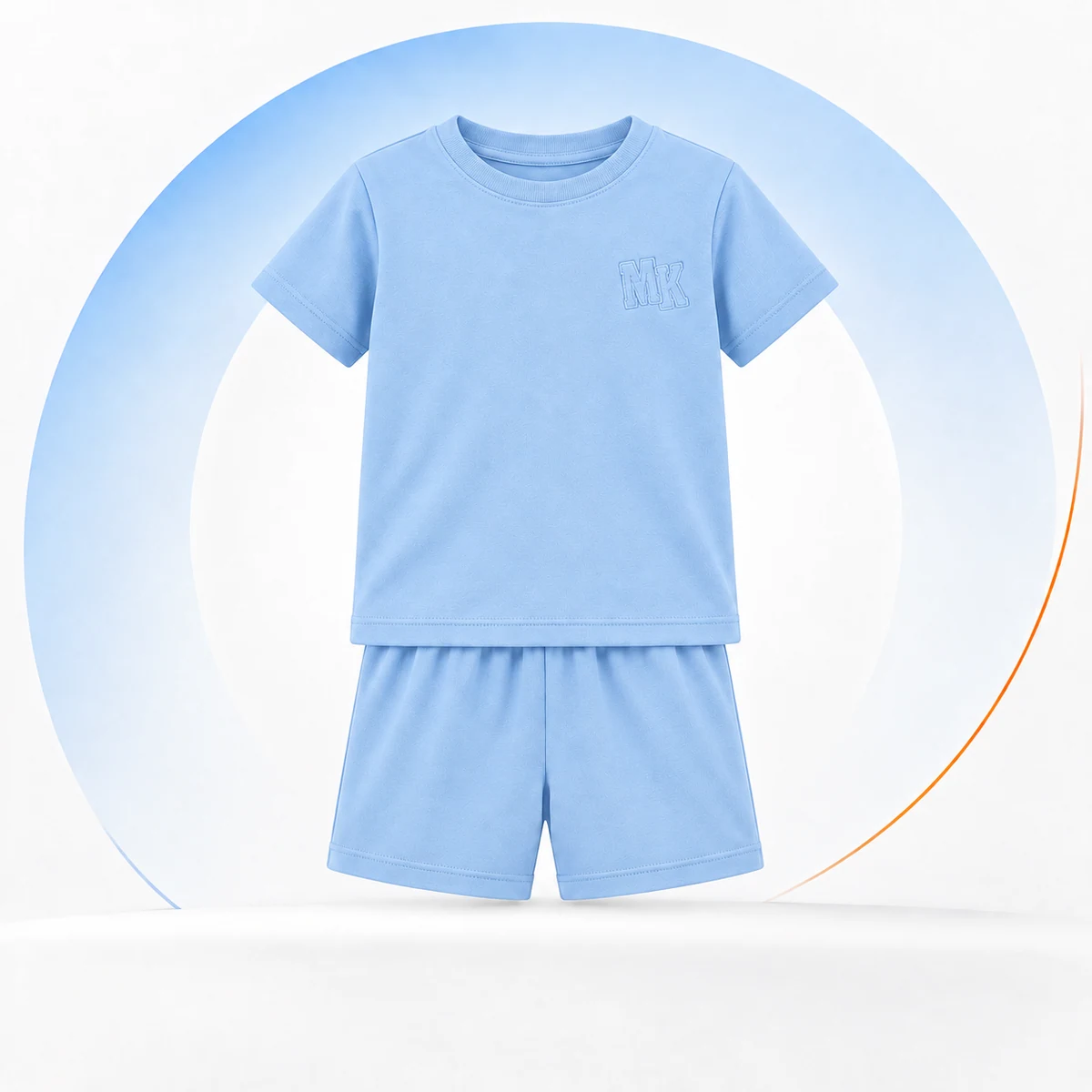 Pijama de verão · Azul Bebê