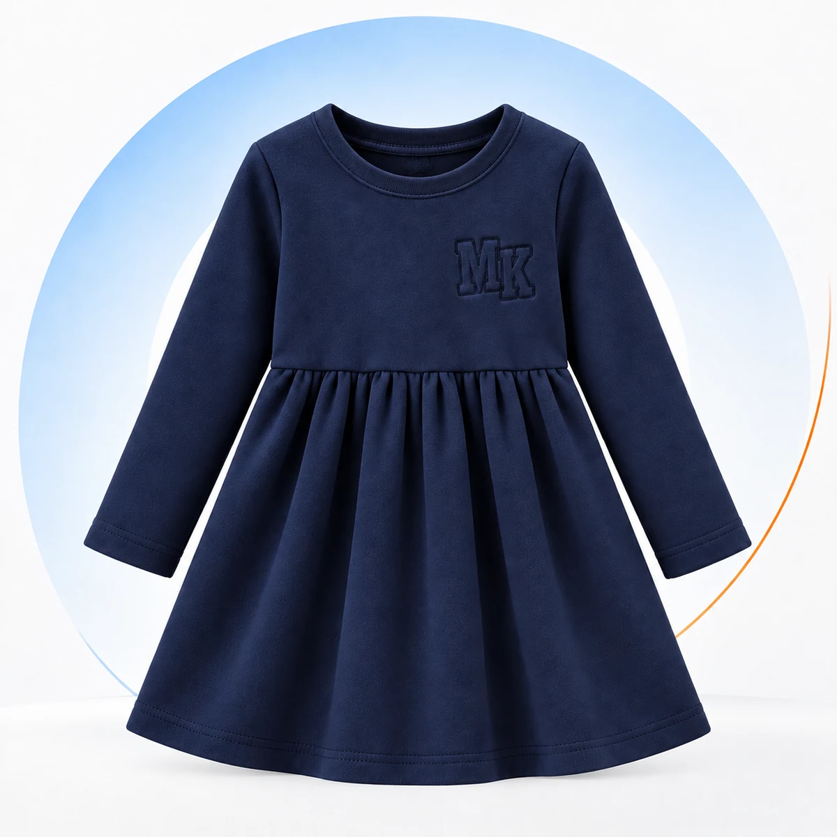 Vestido de inverno · Azul Marinho
