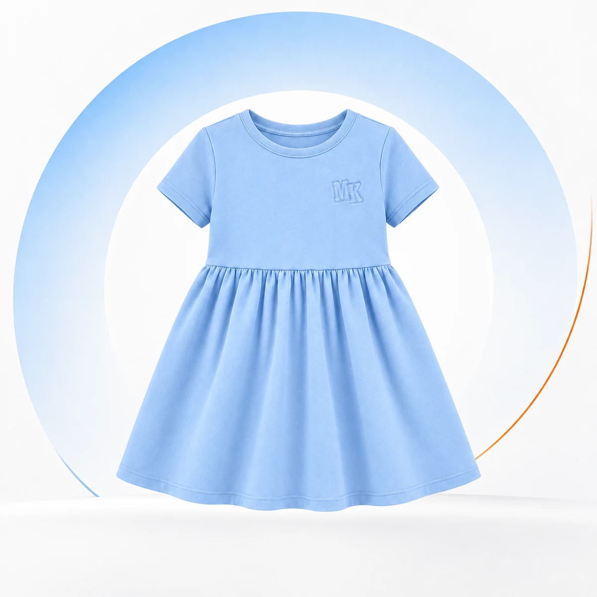 Vestido de verão · Azul Bebê
