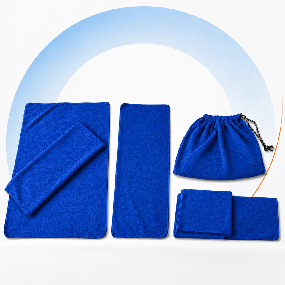 Kit Limpeza MecKost na cor azul royal