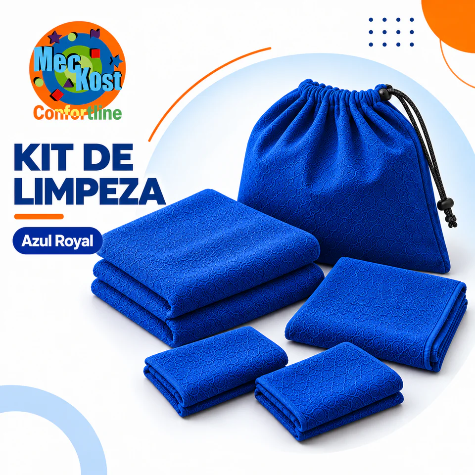 Kit de Limpeza na opção Azul royal