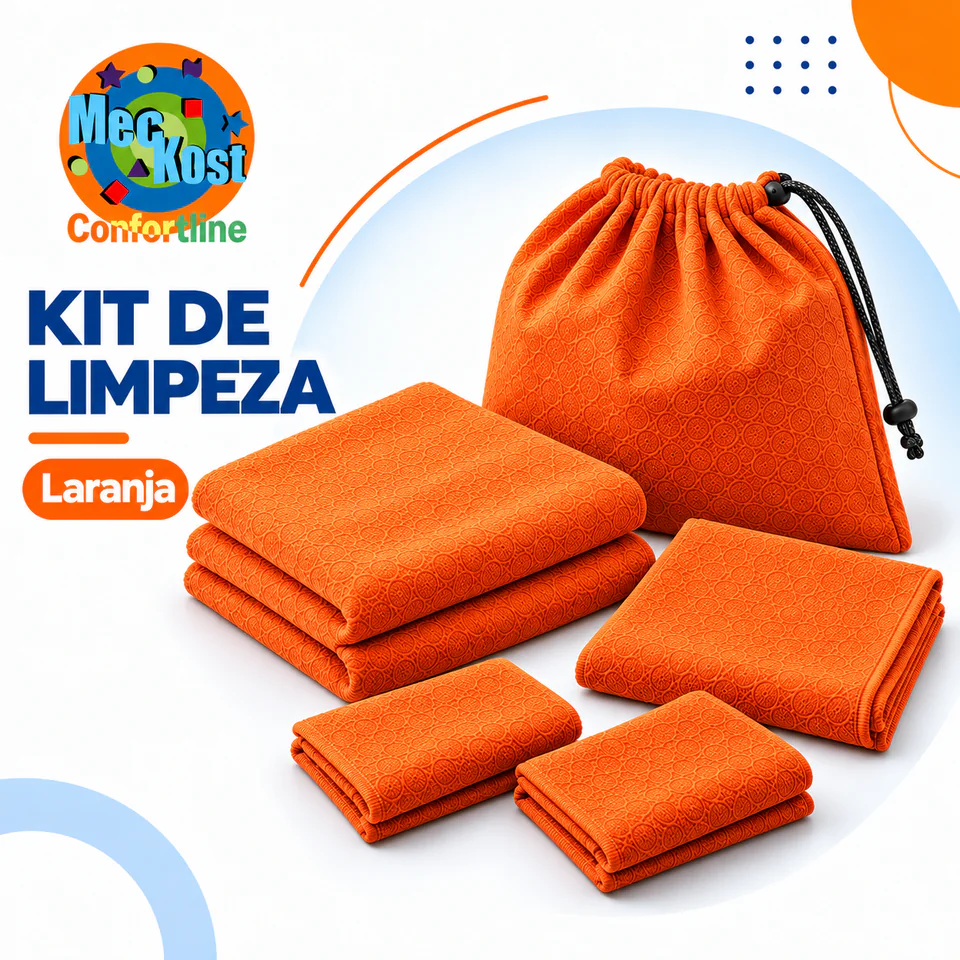 Kit de Limpeza na opção Laranja