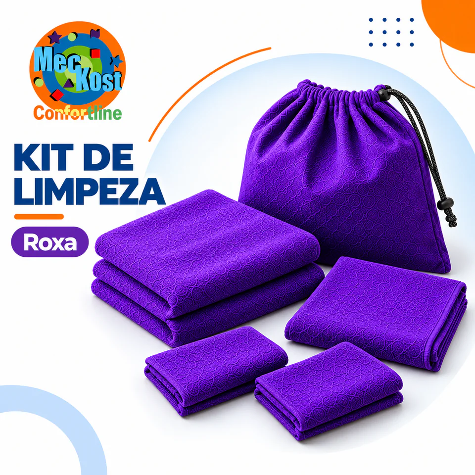 Kit de Limpeza na opção Roxa